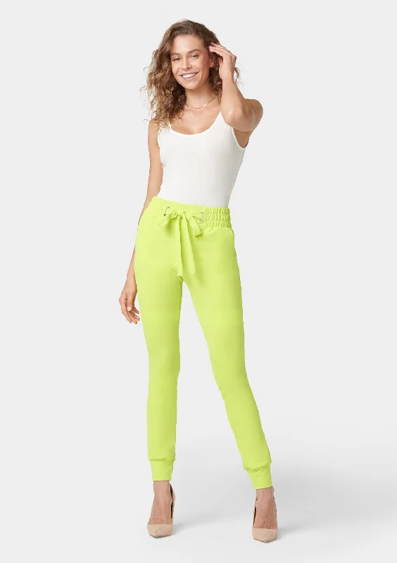 Tall Tianna Tie Waist Crepe Joggers