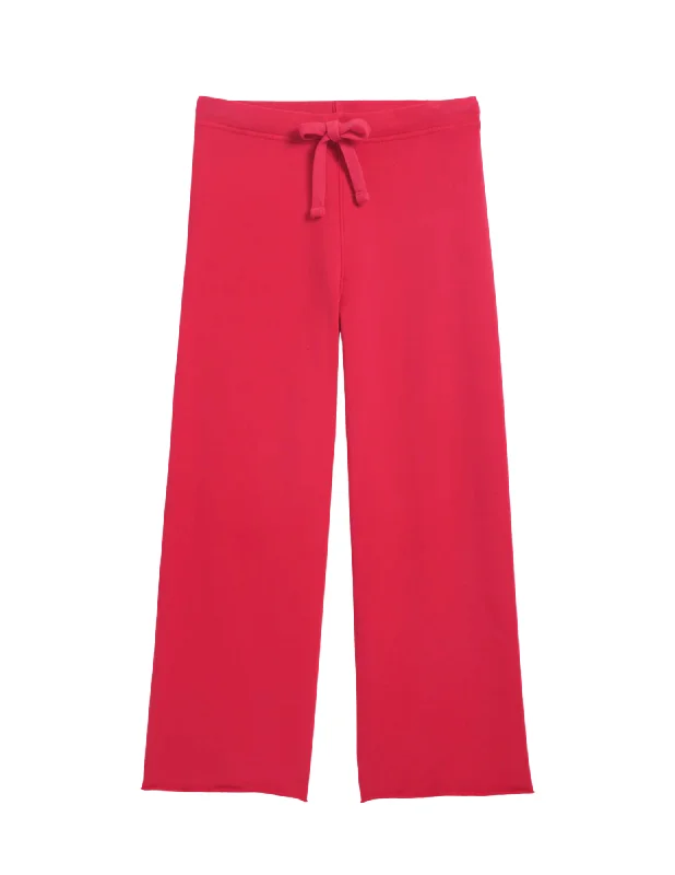 Catherine Sweatpant - Double Decker Red