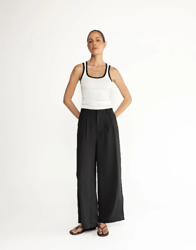 Chicago Pants (Black) - Petite