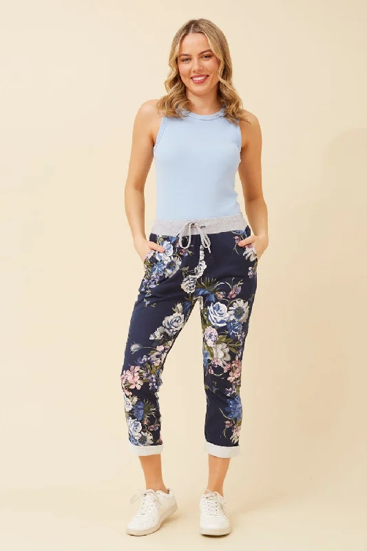 JANJA FLORAL JOGGER PANTS