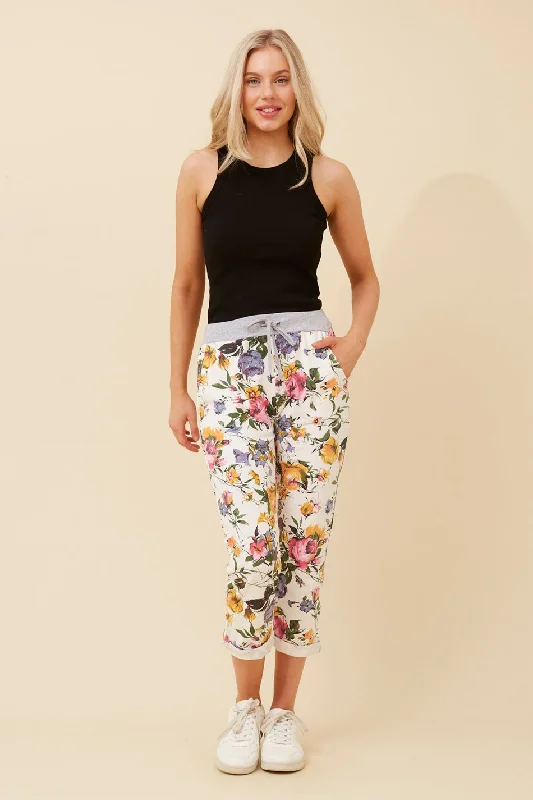 JANJA FLORAL JOGGER PANTS