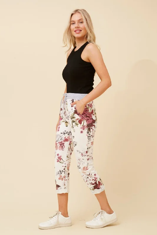 JANJA FLORAL JOGGER PANTS