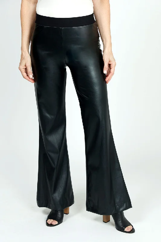 Planet Vegan Leather Bell Bottom Pant