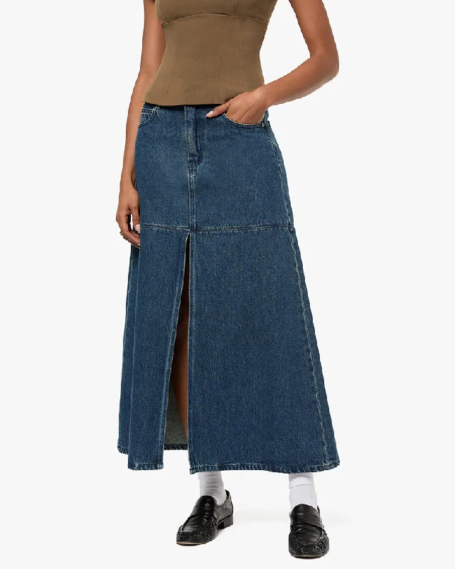 Denim Maxi Skirt