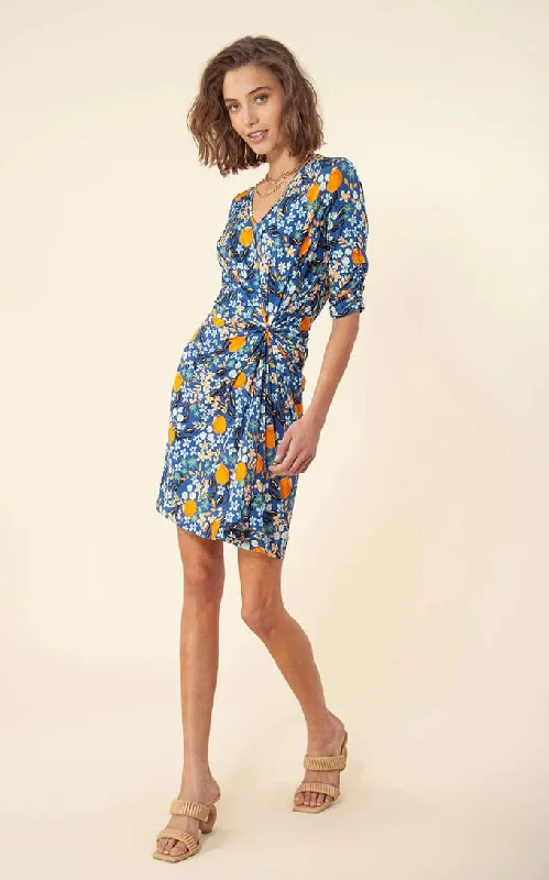 Hale Bob - Sunny Clementine Draped Jersey Dress