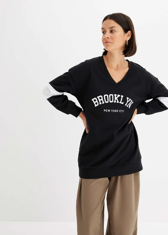 Brooklyn Pullover - Off White & Black