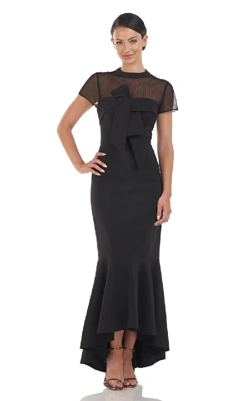 JS Collections- Kylie Bow High-Low Gown