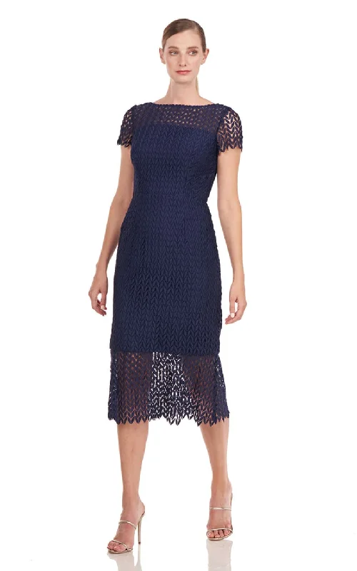 Kay Unger- Tatum Dress in Midnight Navy