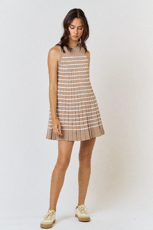 Kendrick Sleeveless Sweater Mini Dress