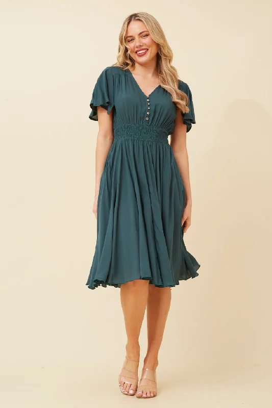 SANDY KNEE LENGTH DRESS