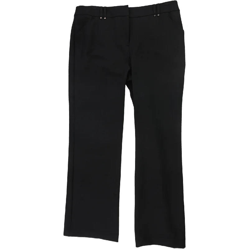 Alfani Womens Solid Casual Trouser Pants