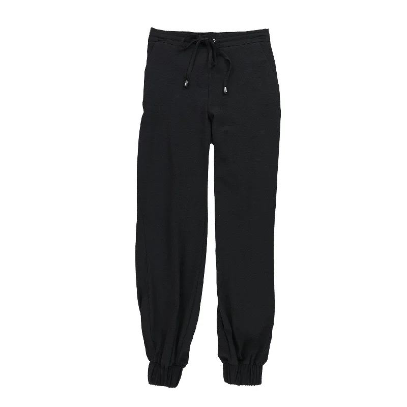 Bar Iii Womens Contrast-Trim Casual Jogger Pants