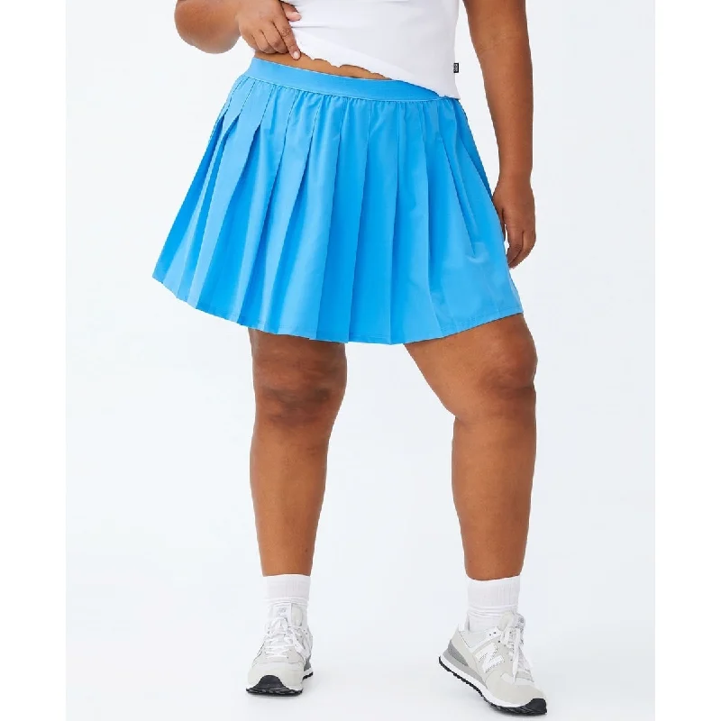 COTTON ON Women's Active Match Point Tennis Skirt Blue Size 14W