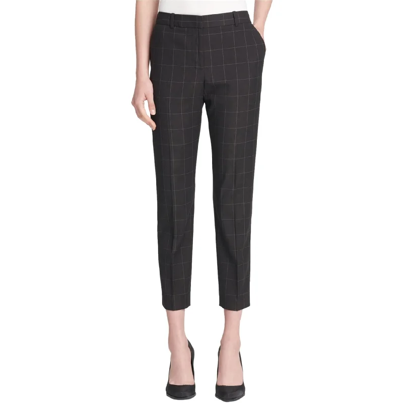 Dkny Womens Windowpane Dress Pants