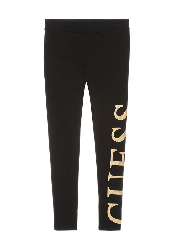 Guess Girls Logo Legging, Black