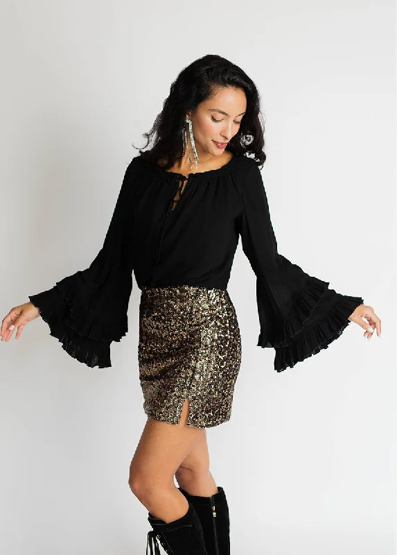 Jaycie Skirt in Bronze