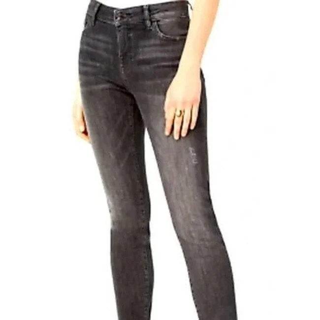 M1858 Women's Kristen Skinny Ankle Jeans Gray Size 6/28