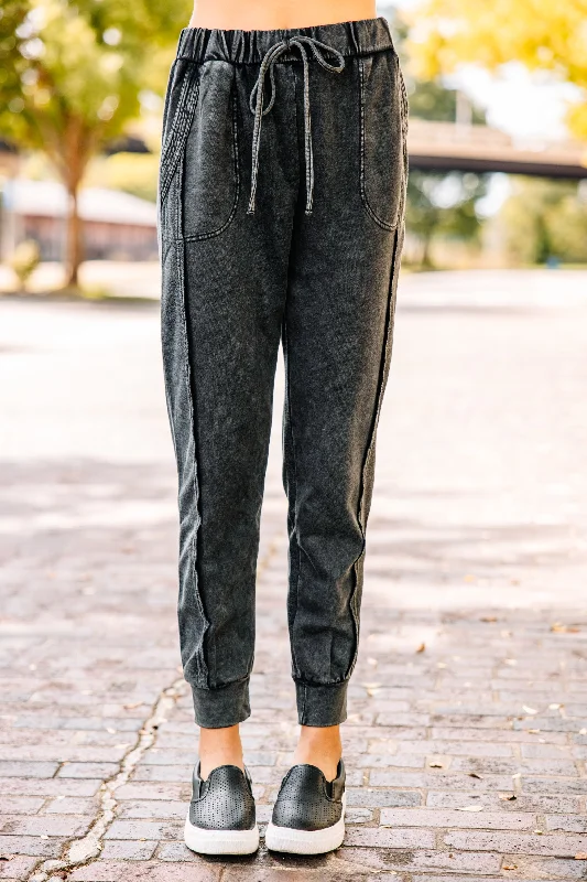 Make An Impact Black Joggers