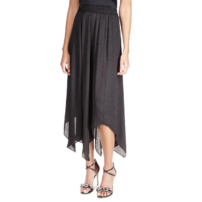 Michael Kors Women's Asymmetrical Maxi Skirt Black Size Small