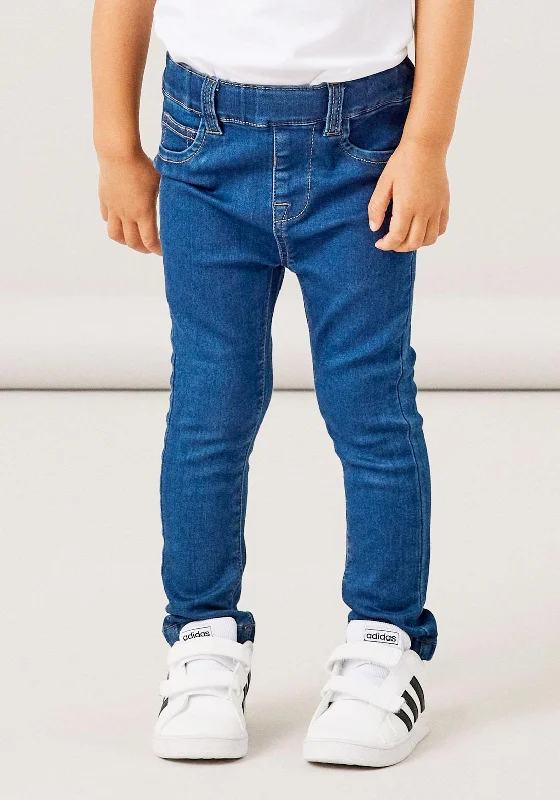 Name It Kids Sydney Slim Jeggings, Dark Blue Denim