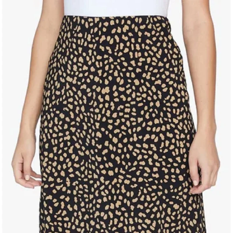 Sanctuary Women's Everyday Printed Midi Skirt Black Size Xx-Large