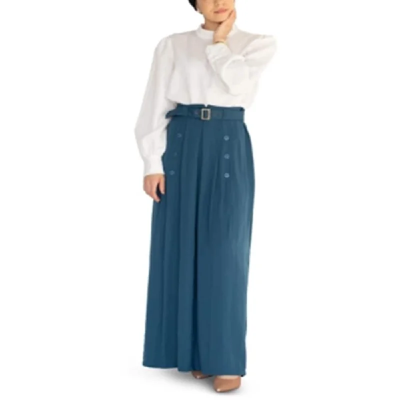 Verona Collection Women's Alicia Modest Maxi Skirt Green Size -XL