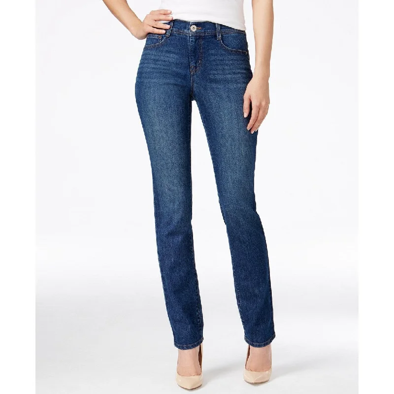 Style & Co Women's Tummy-Control Slim-Leg Jeans Piper Wash Size 20W